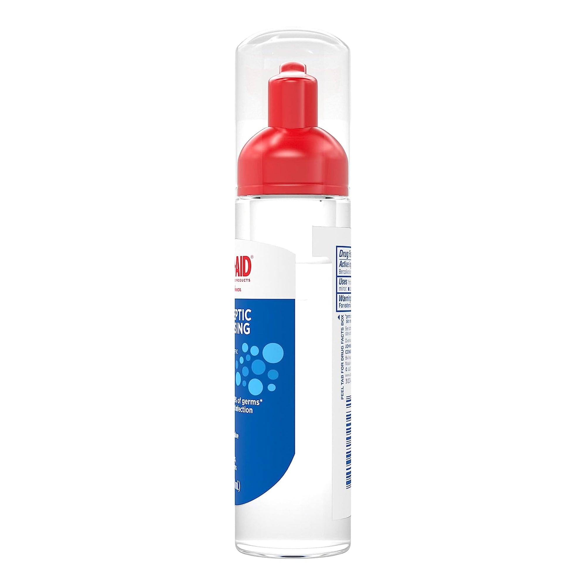 Antiseptic BZK (Benzalkonium Chloride) Band-Aid Foaming Liquid 2.3 oz. Pump Bottle,Packaging Type- Each