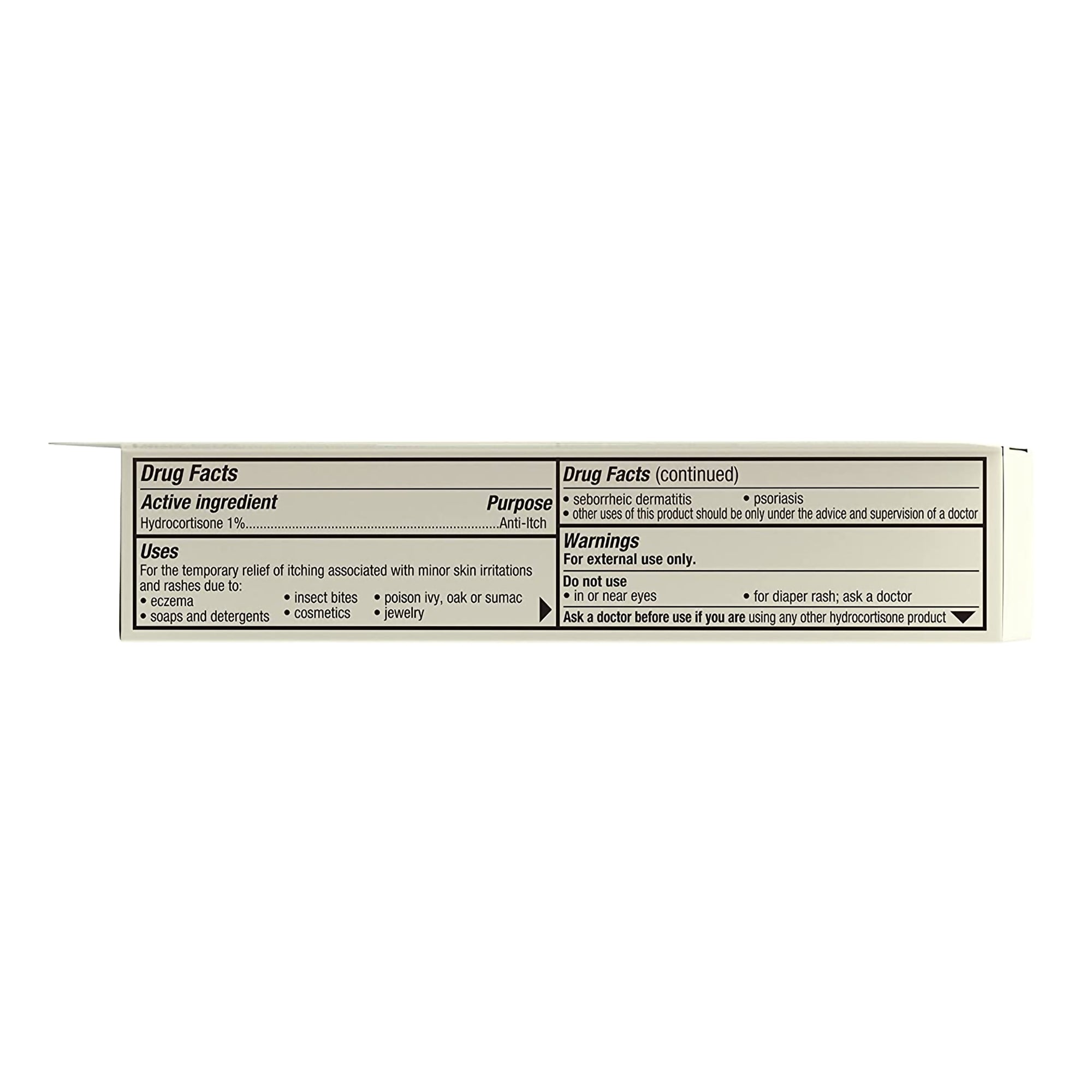 Itch Relief Aveeno Active Naturals 1% Strength Cream 1 oz. Tube,Packaging Type- Each