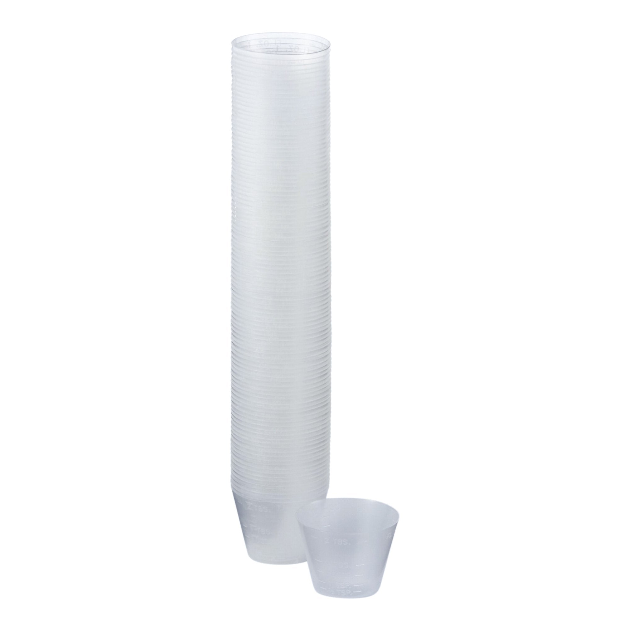 Medicine Cup McKesson 1 oz. Translucent Plastic Disposable NonSterile, Packaging Type- Case