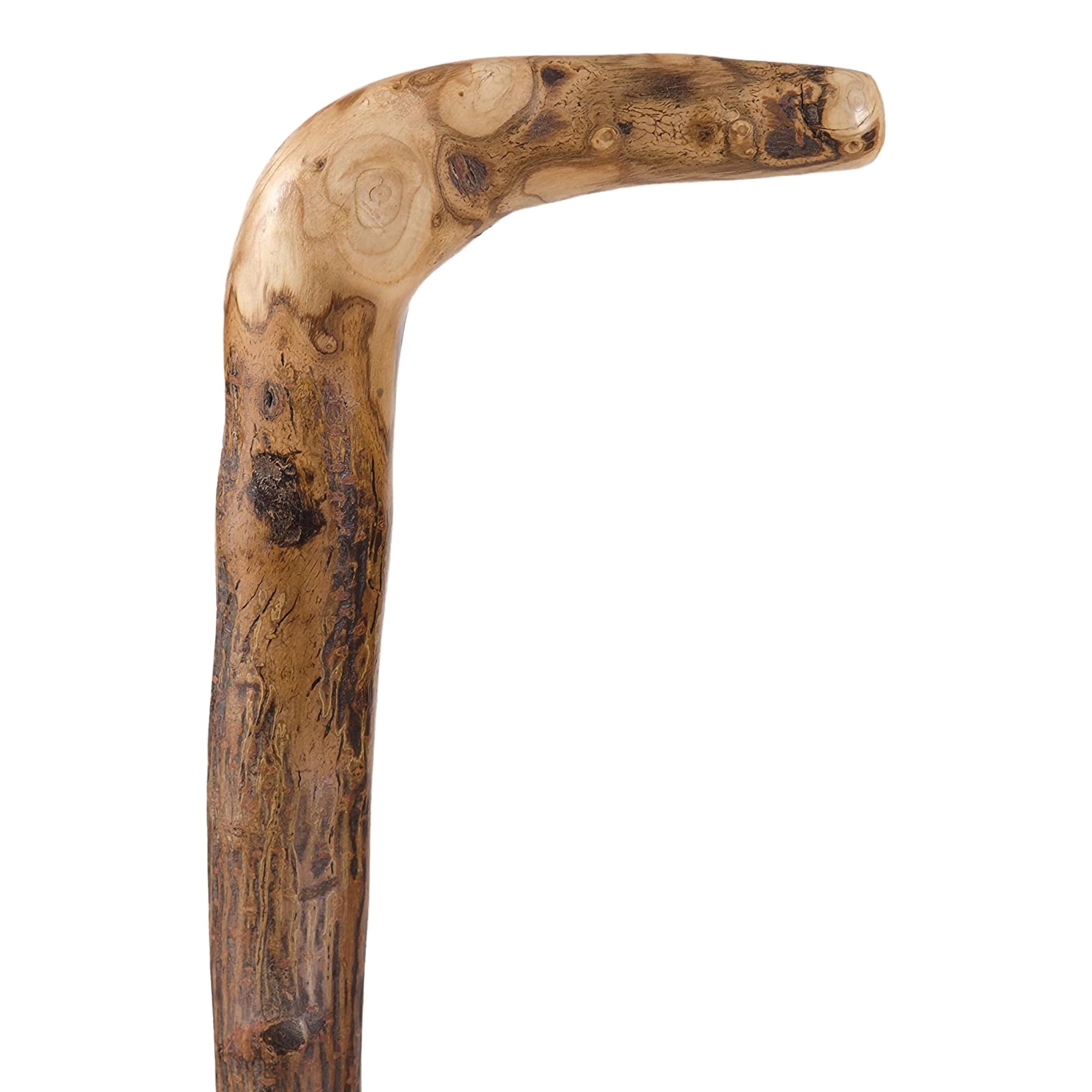 Walking Stick Brazos Root Wood 40 Inch Height Natural Hardwood
