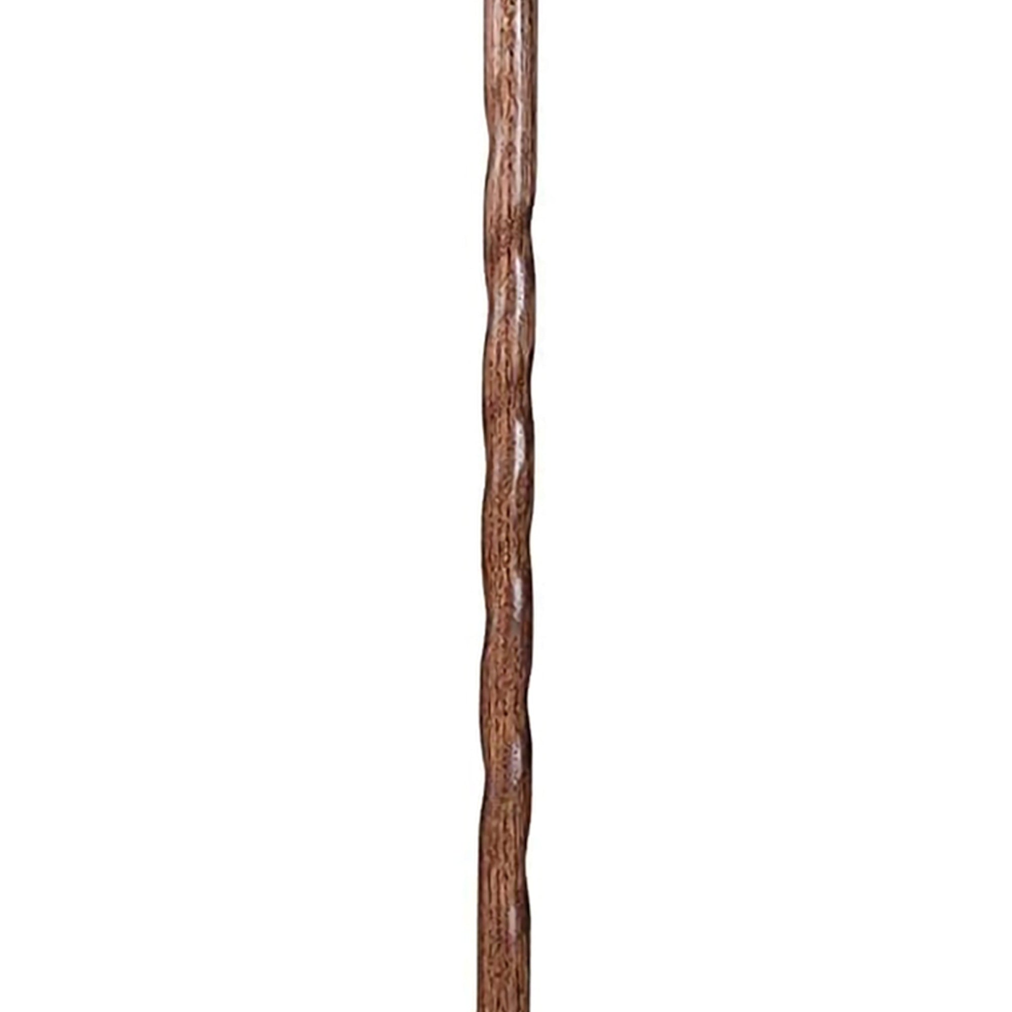 Walking Stick Brazos Twisted Backpacker Wood 58 Inch Height Red Oak