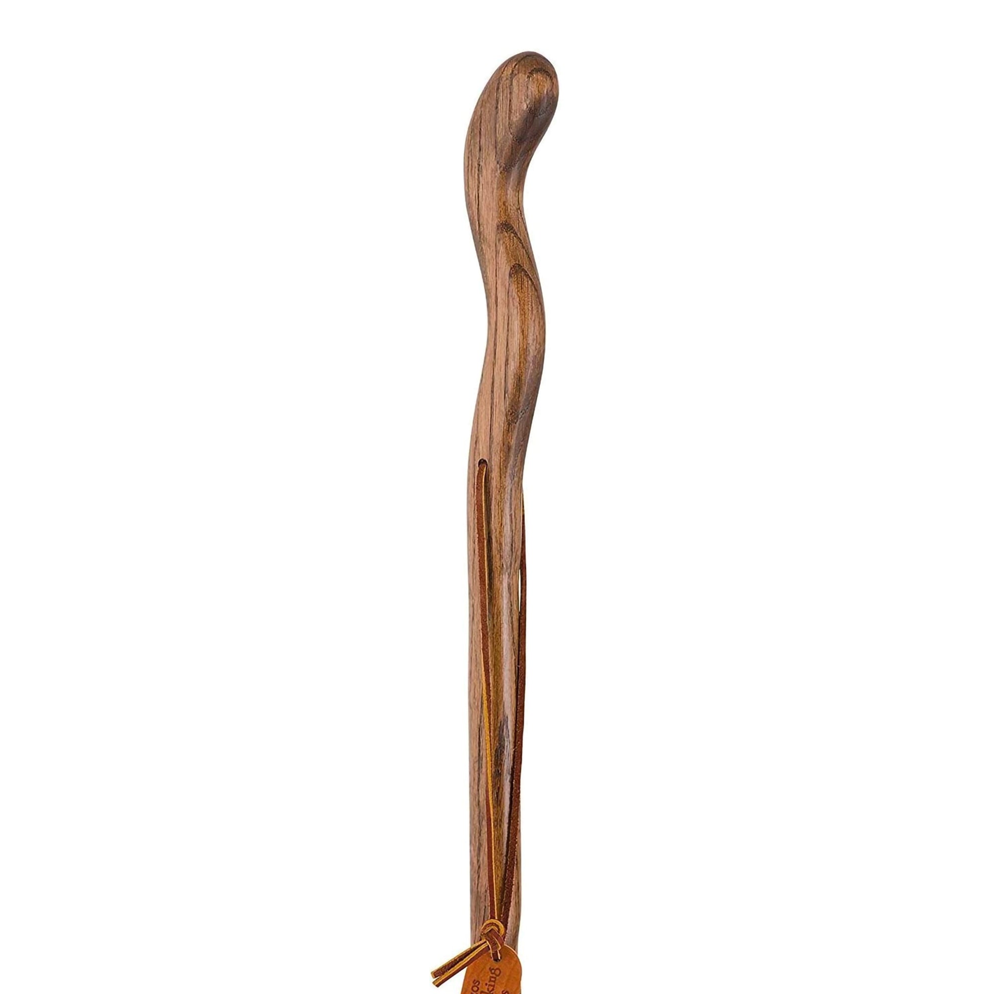Walking Stick Brazos Twisted Fitness Walker Wood 48 Inch Height Brown