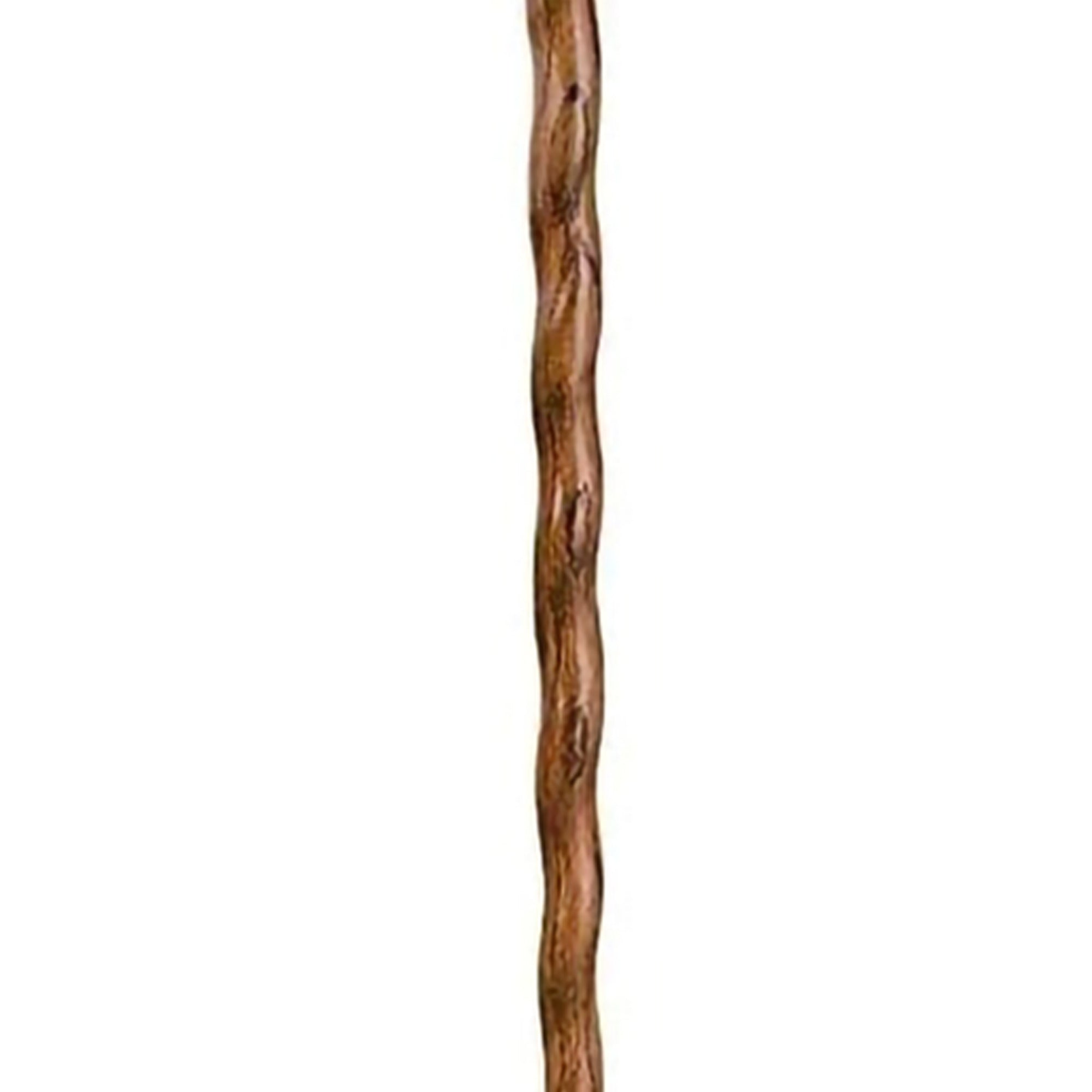 Bastón Brazos Twisted Fitness Walker de madera de 55 pulgadas de alto, color marrón. Tipo de embalaje: individual.