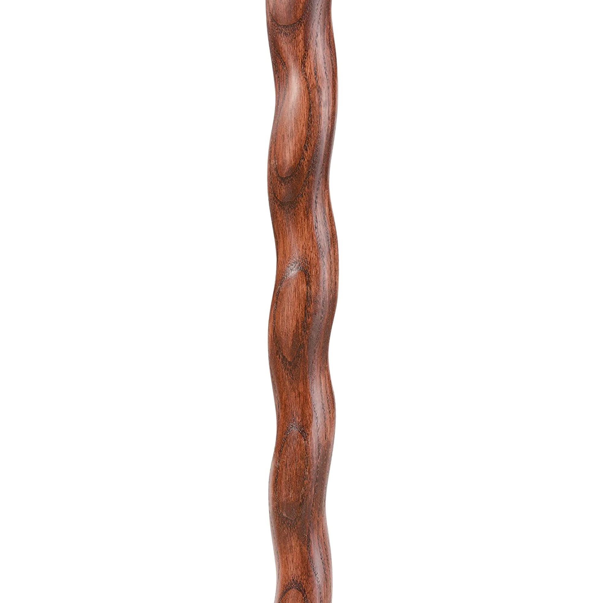 Walking Stick Brazos Twisted HitchHiker Wood 55 Inch Height Red Oak