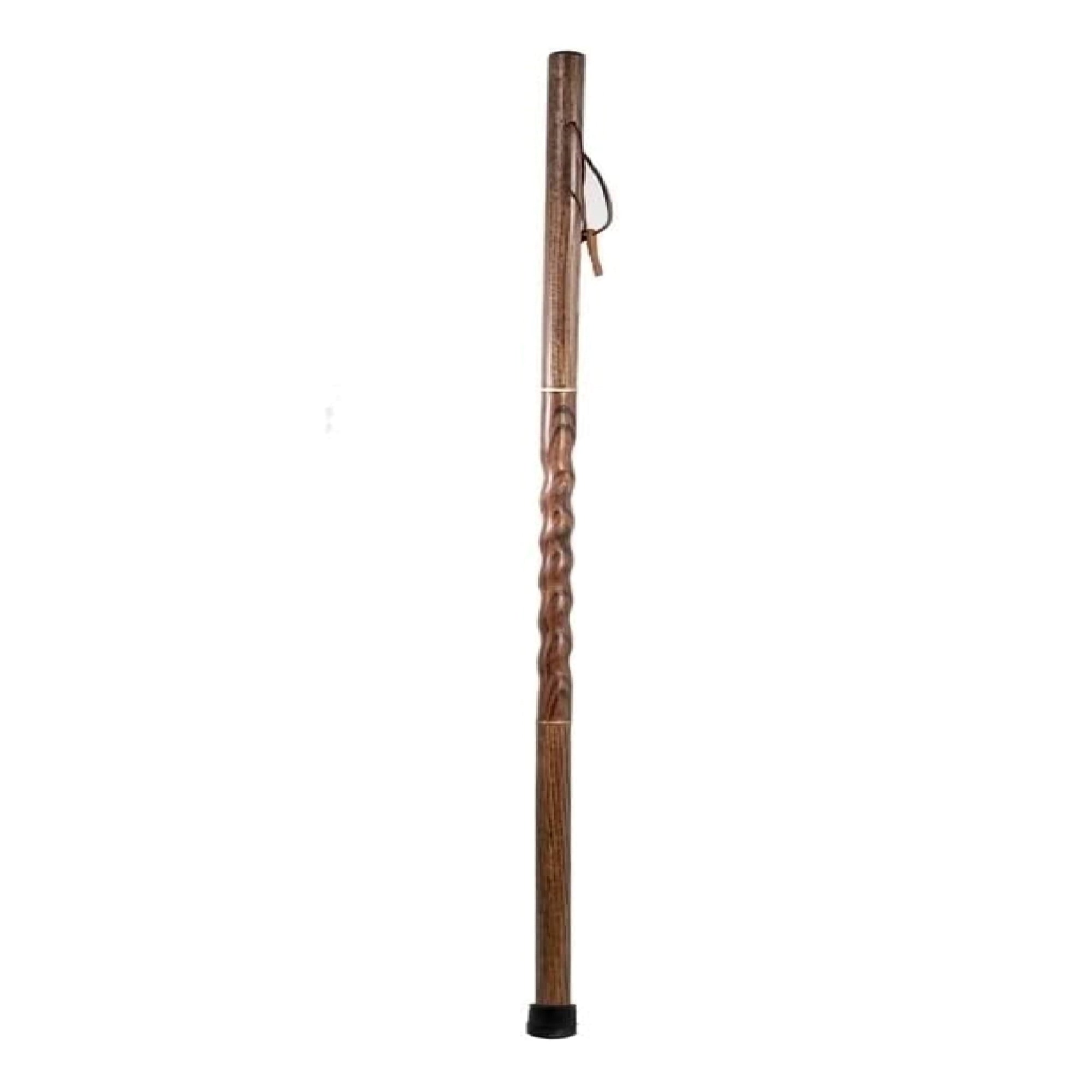 Bastón Brazos Twisted Traveler's Stick Madera 55 pulgadas de alto Roble marrón, Tipo de embalaje: Cada uno