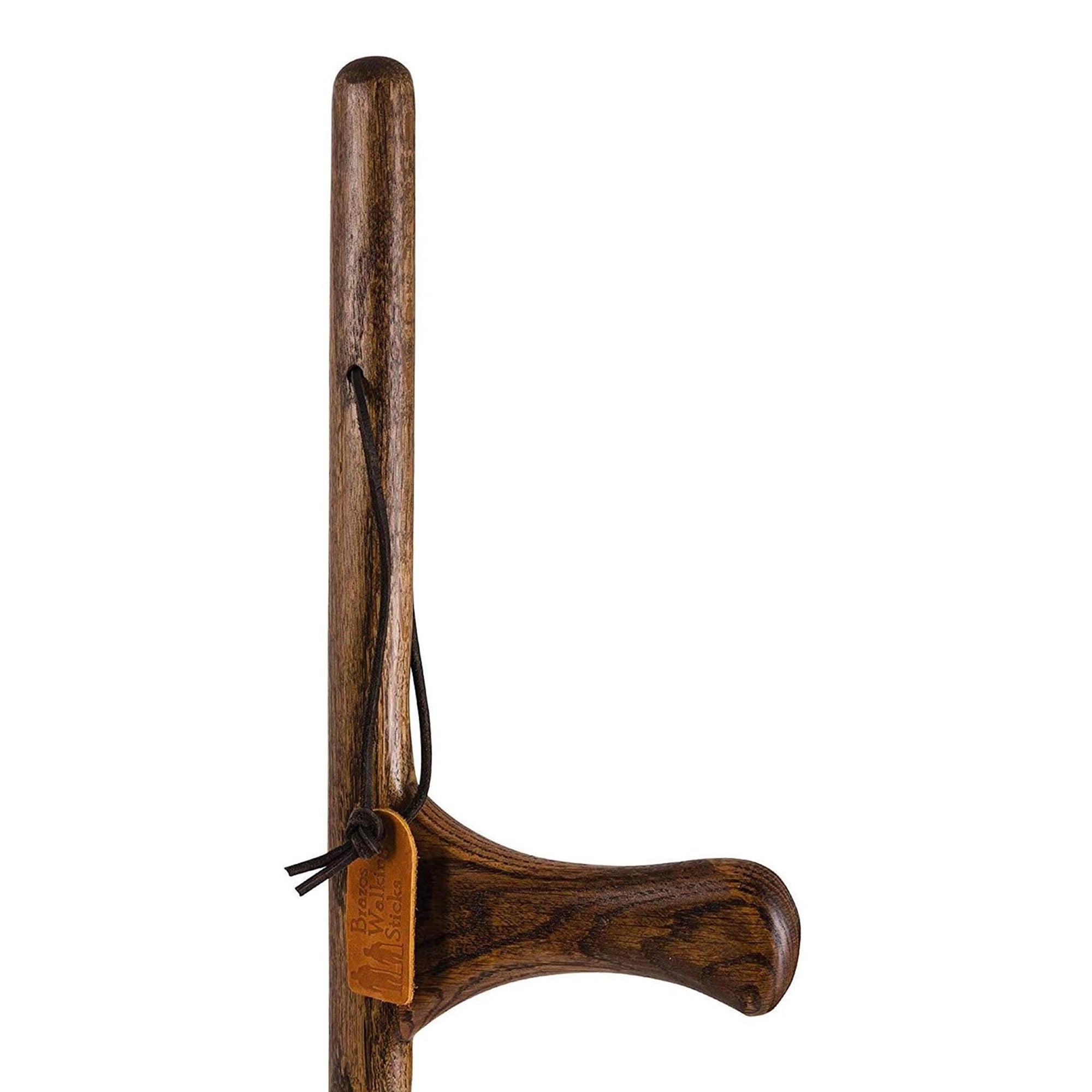 Walking Stick Brazos Dual Purpose Staff Wood 55 Inch Height Wood Grain