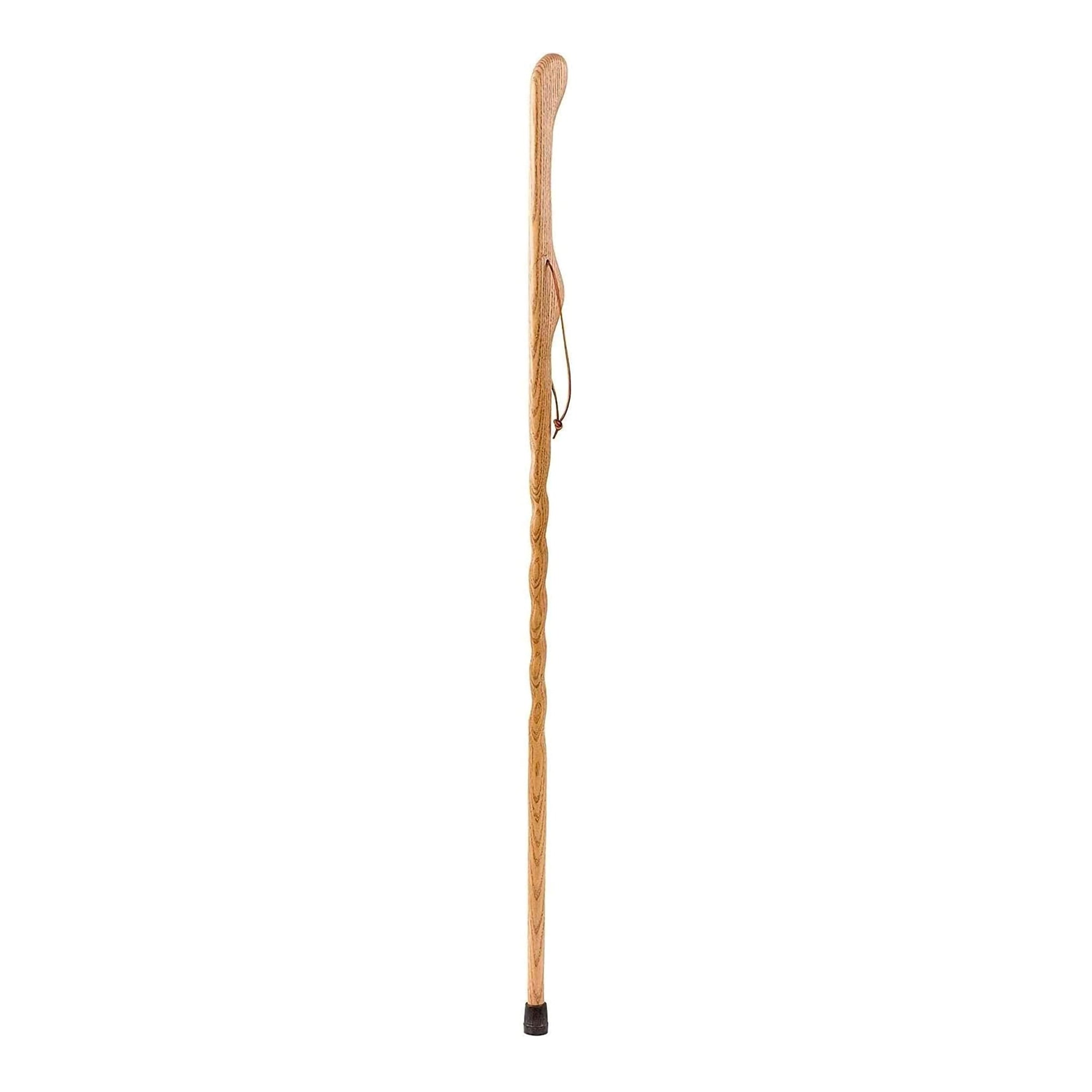Walking Stick Brazos Twisted HitchHiker Wood 55 Inch Height Oak