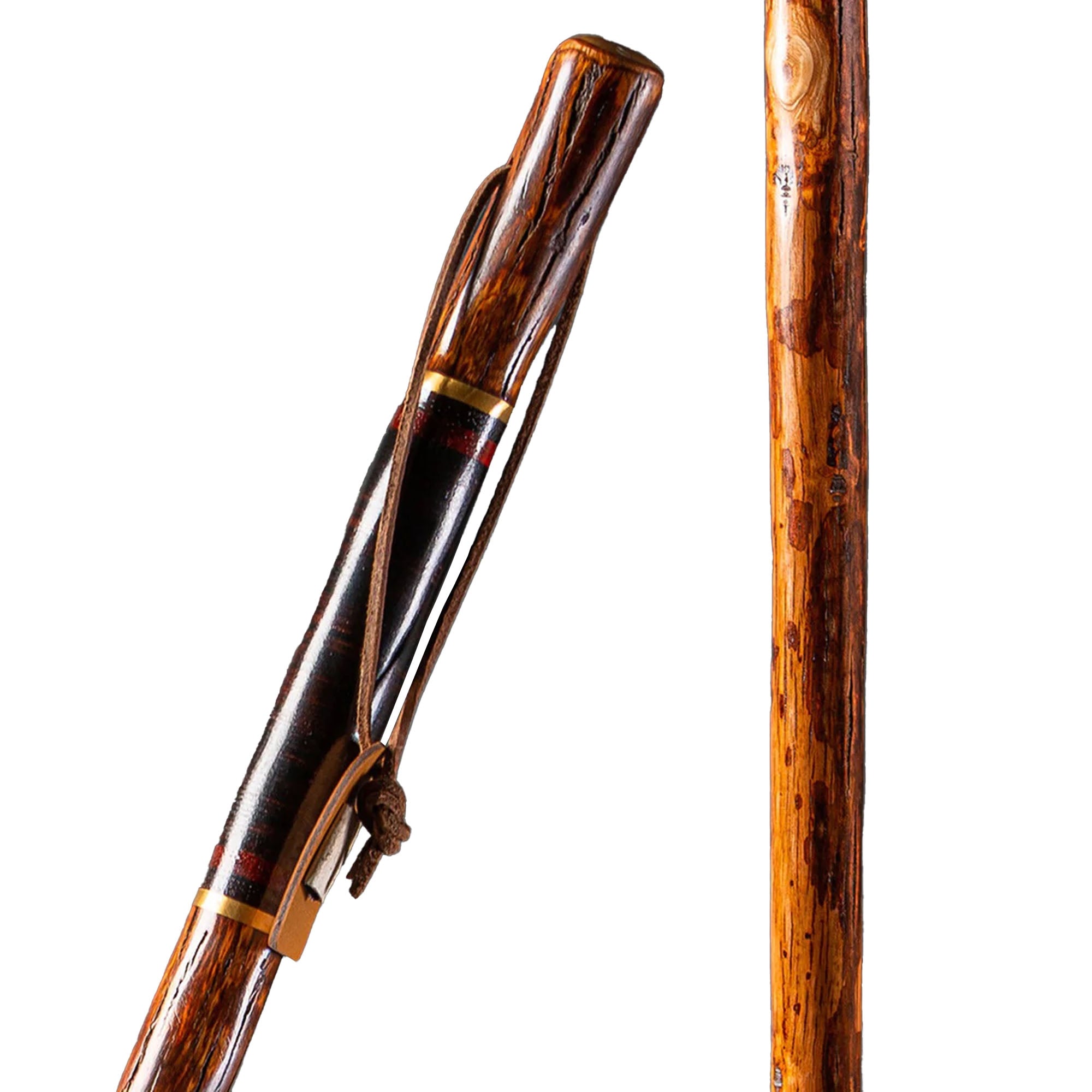 Bastón Brazos de madera de forma libre, 55 pulgadas de altura, estilo safari. Tipo de embalaje: individual.