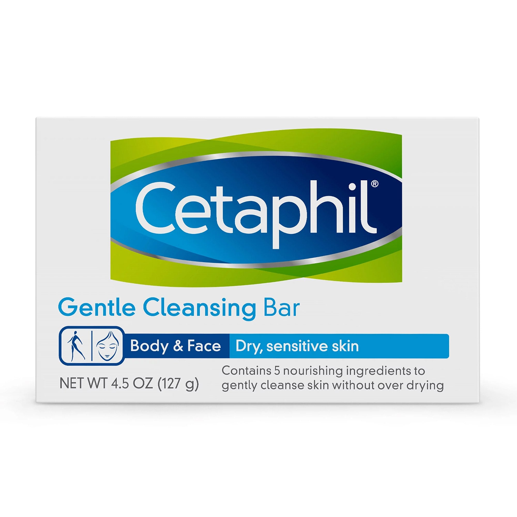Soap Cetaphil Gentle Cleansing Bar 4.5 oz. Box Gentle Scent,Packaging Type- Each