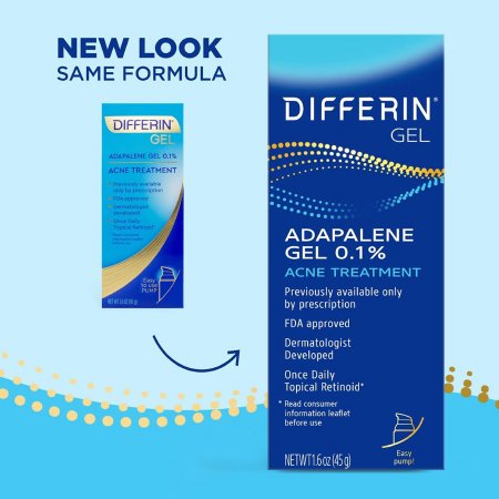 Acne Treatment Differin 45 Gram Gel,Packaging Type- Each