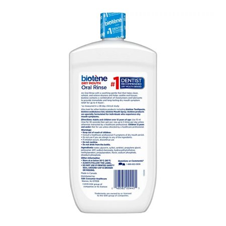 Mouth Moisturizer Biotene 33.8 oz. Liquid,Packaging Type- Each