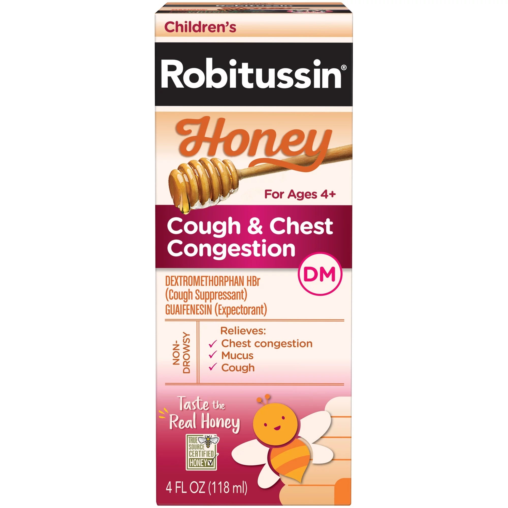 Cold and Cough Relief 4 oz.,Packaging Type- Each