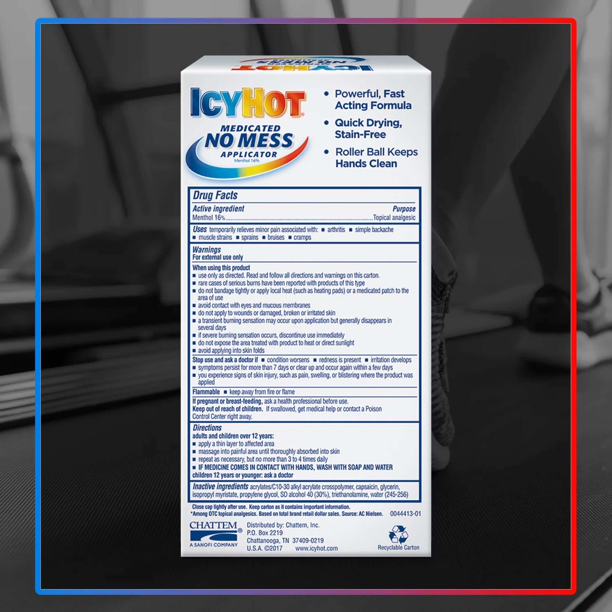 Topical Pain Relief Icy Hot 2.5 oz.,Packaging Type- Each