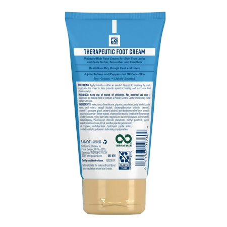 Foot Moisturizer Gold Bond Therapeutic 4 oz. Tube Scented Cream,Packaging Type- Each