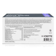 Exam Glove CareStock Small NonSterile Nitrile Standard Cuff Length Fully Textured Black Not Rated | 10Box/Case