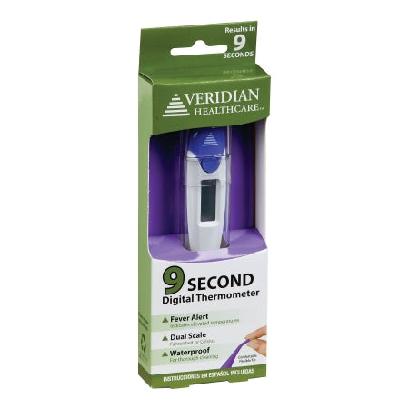 Digital Stick Thermometer Veridian Oral / Rectal / Axillary Probe Handheld,Packaging Type- Each
