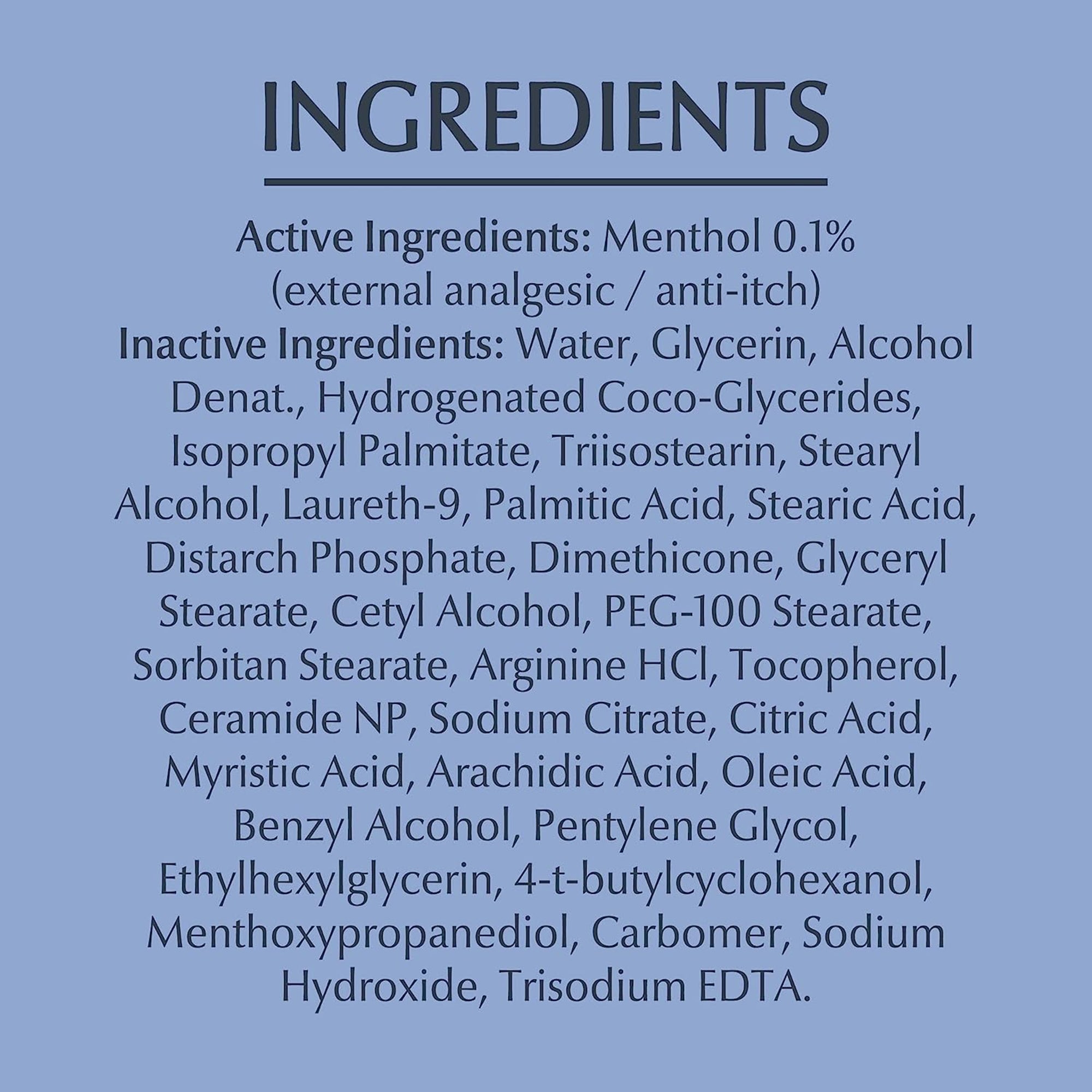 Loción hidratante para manos y cuerpo Eucerin Itch Relief Intensive Calming Lotion, botella de 237 ml (8.4 oz), sin perfume. Tipo de envase: individual.
