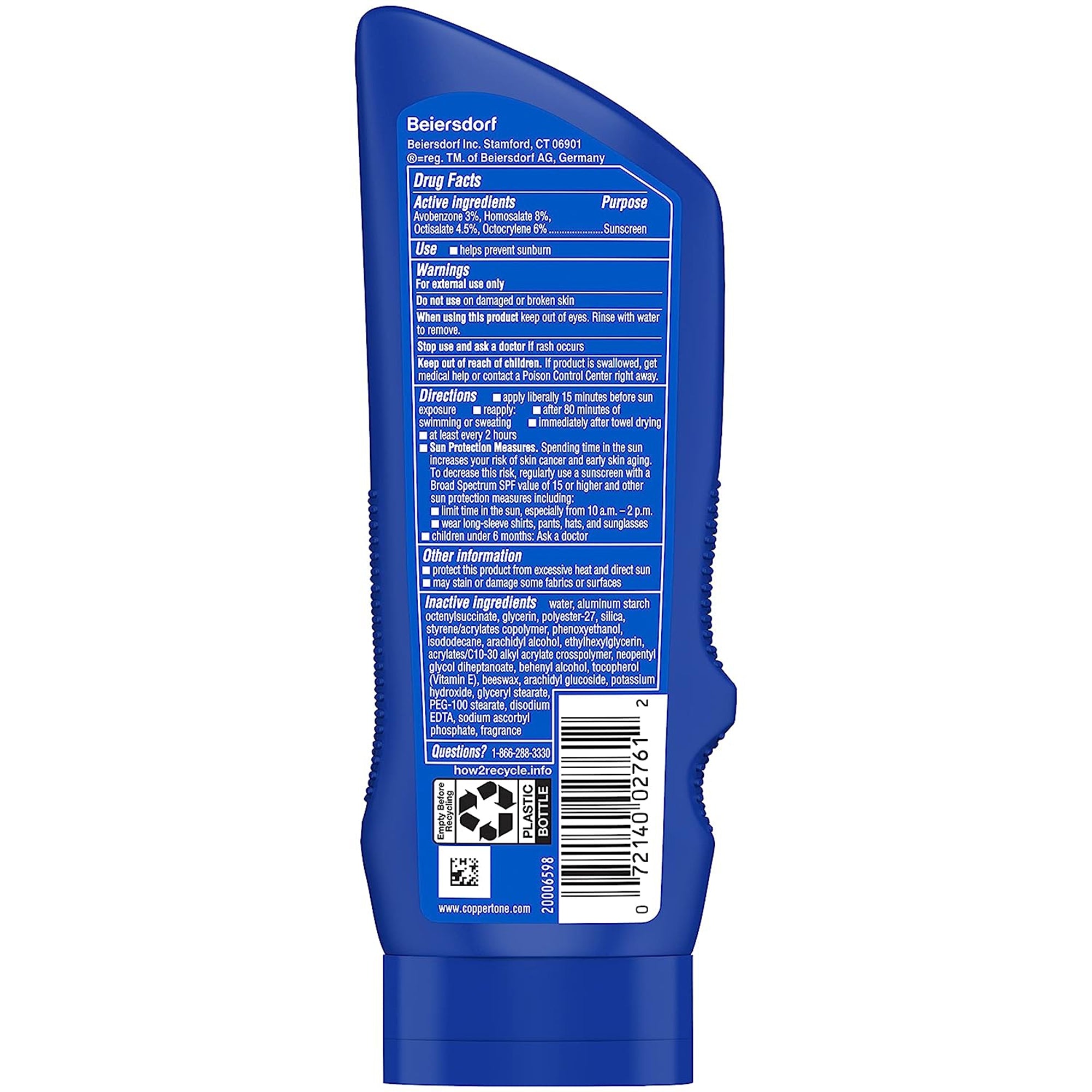 Sunscreen Coppertone Sport 4-In-1 Performance SPF 30 Lotion 7 oz. Tube,Packaging Type- Each