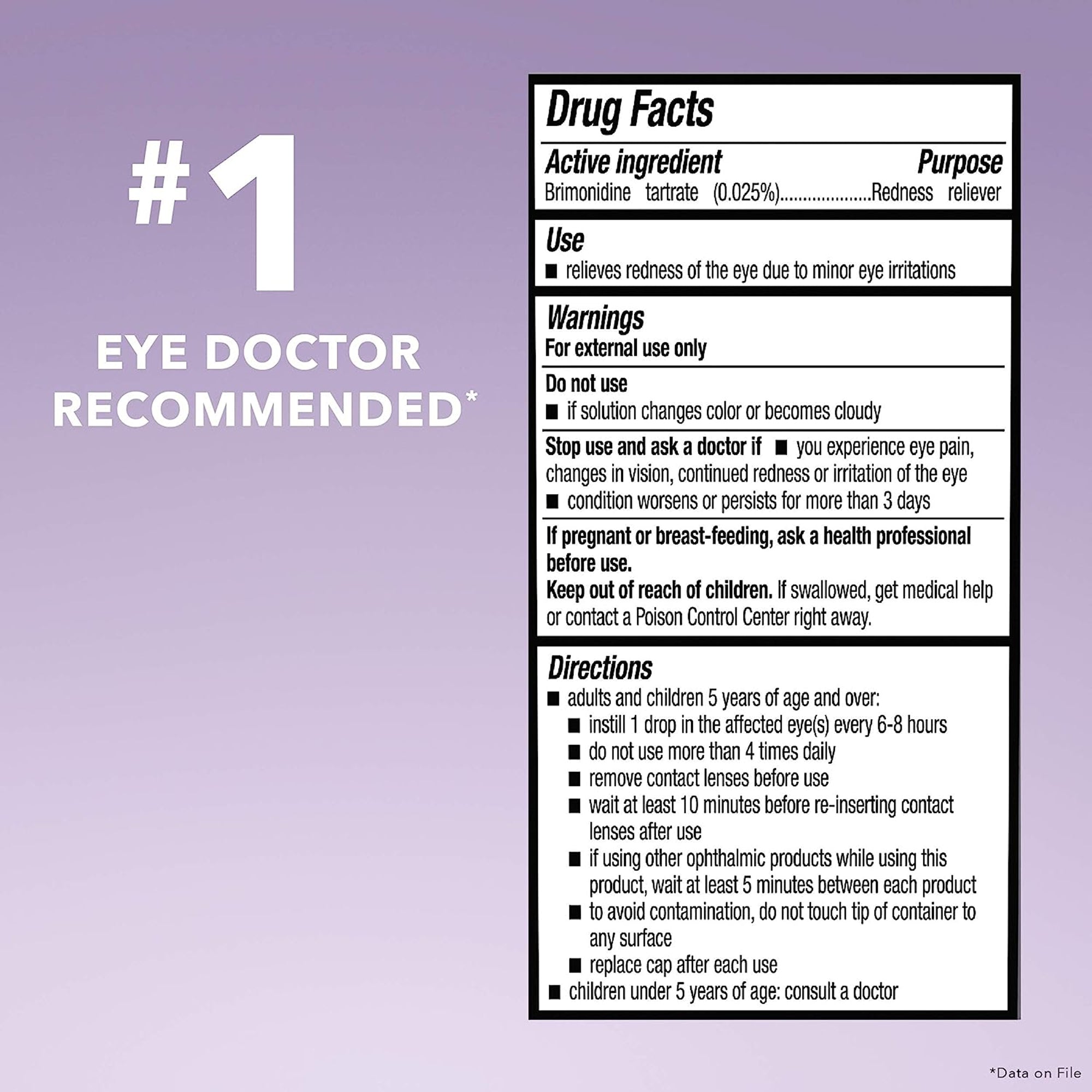 Redness Relief,Packaging Type- Each