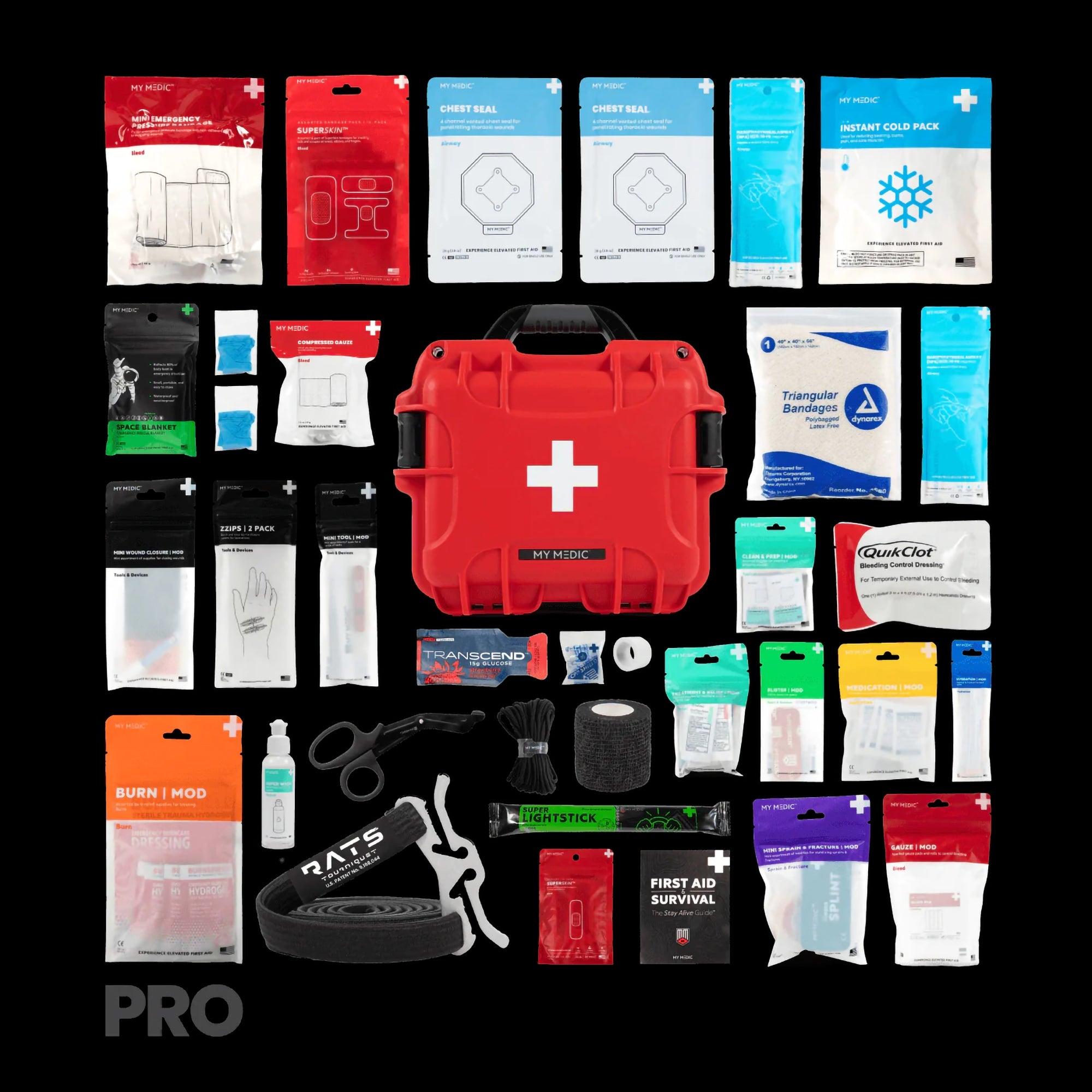 First Aid Kit My Medic MYFAK PRO Waterproof Hard Case,Packaging Type- Each