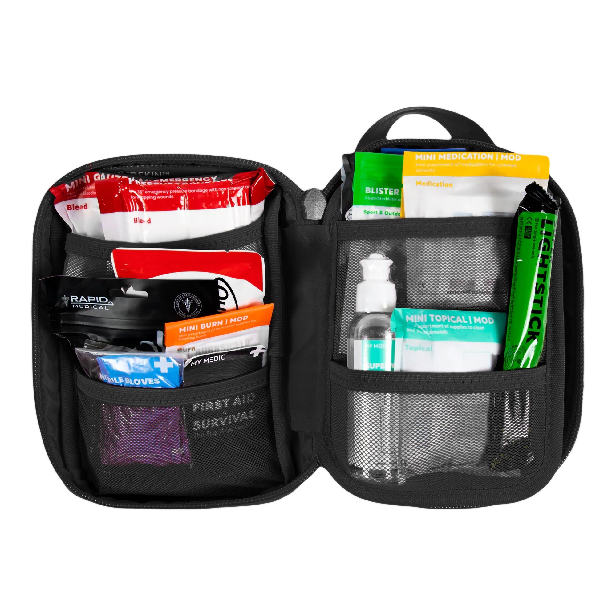 First Aid Kit My Medic MYFAK Mini Pro Black Soft Bag,Packaging Type- Each