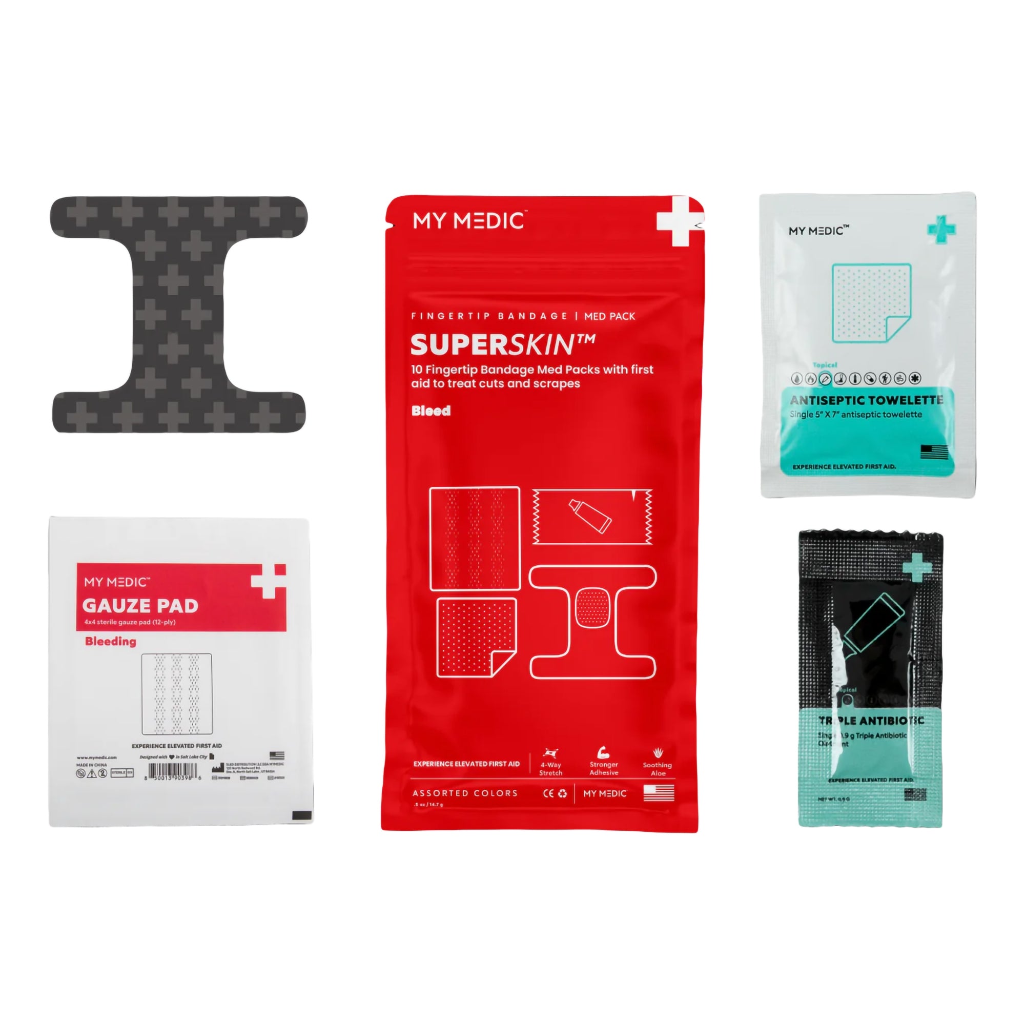 First Aid Kit My Medic SUPERSKIN Fingertip Pouch,Packaging Type- Each