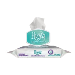 Flushable Personal Wipe Hygea® Soft Pack Scented 42 Count