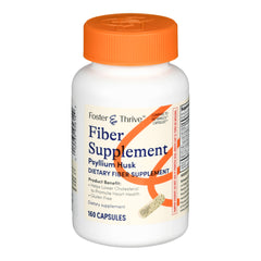 Laxative Foster & Thrive Original Flavor Capsule 160 per Bottle 0.52 Gram Strength Psyllium Husk, Packaging Type- Each