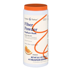 Fiber Supplement Foster & Thrive Orange Flavor Powder 20.3 oz. Psyllium Husk, Packaging Type- Each