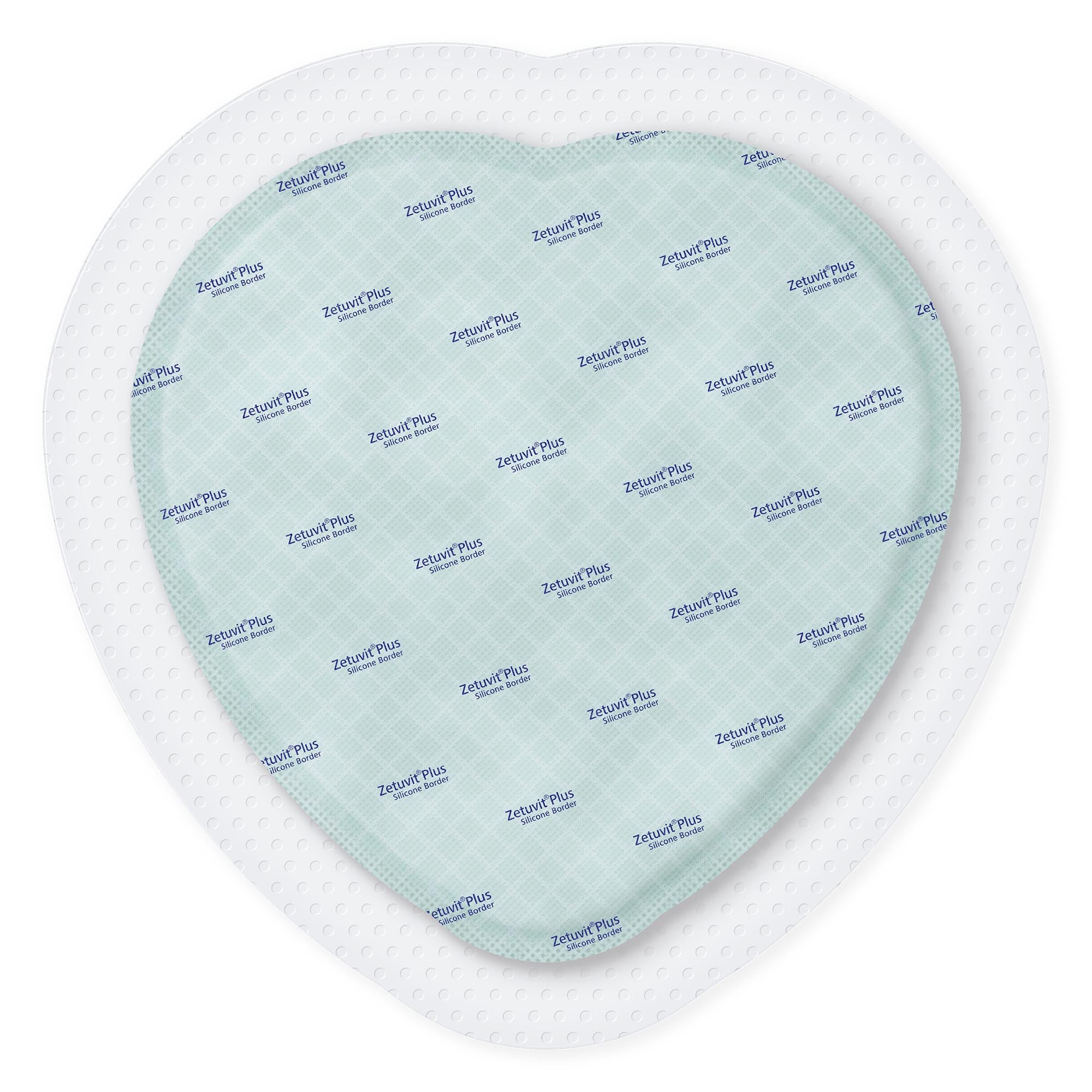Super Absorbent Dressing Zetuvit Plus Silicone Border Silicone Adhesive 9 X 9 Inch Sacral,  Packaging Type- Each