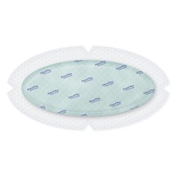 Super Absorbent Dressing Zetuvit® Plus Silicone Border Silicone Adhesive 4.7 X 9 Inch Oval