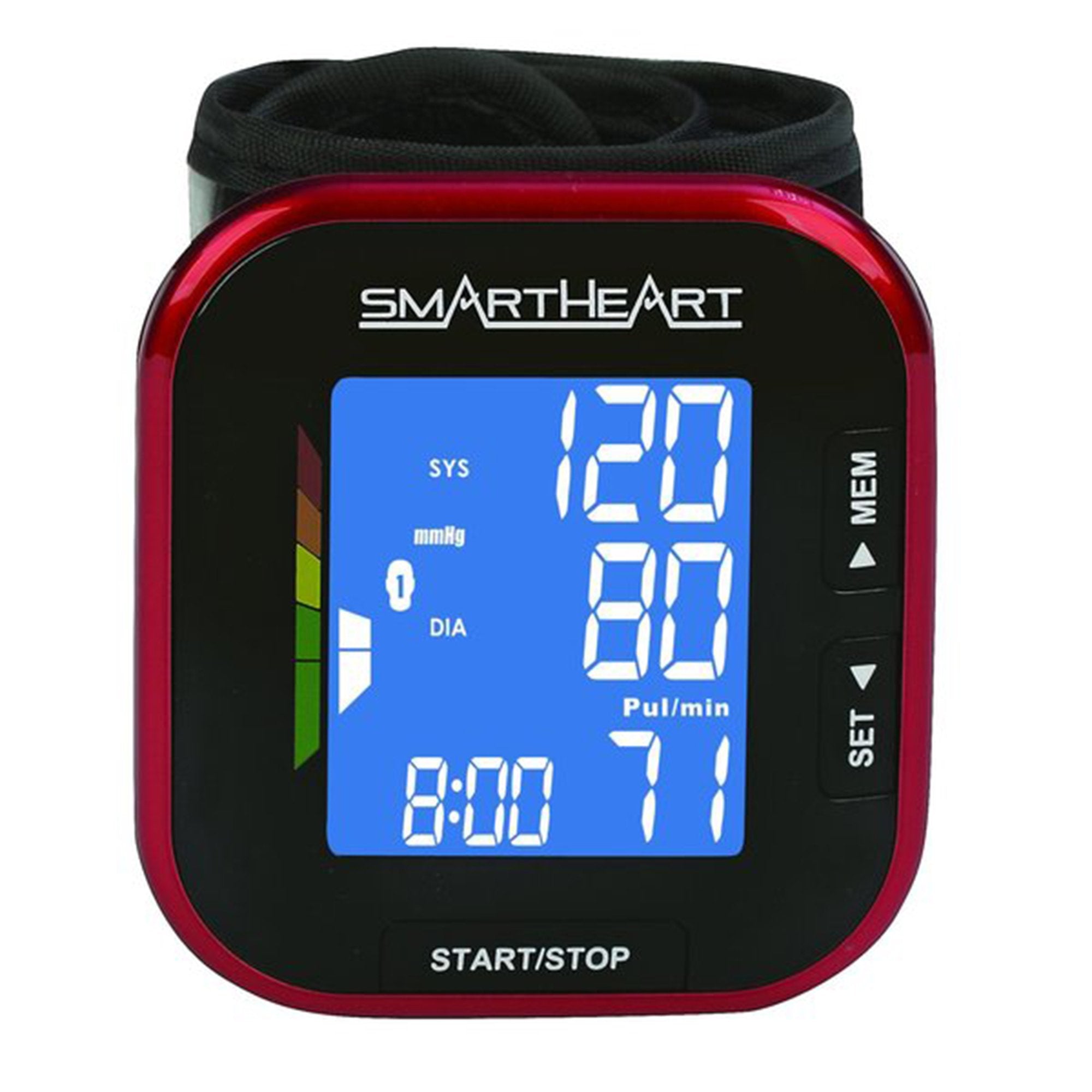 Digital Blood Pressure Monitor Smartheart Adult Cuff 5.5 X 7.6 Inch Mobile,Packaging Type- Each