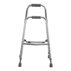 Side Step Folding Walker DMI® Hemi Aluminum Frame 250 lbs, Weight Capacity 30 ro 35 Inch Height