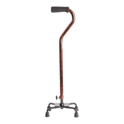 Small Base Quad Cane DMI 29 to 38 Inch Height Copper