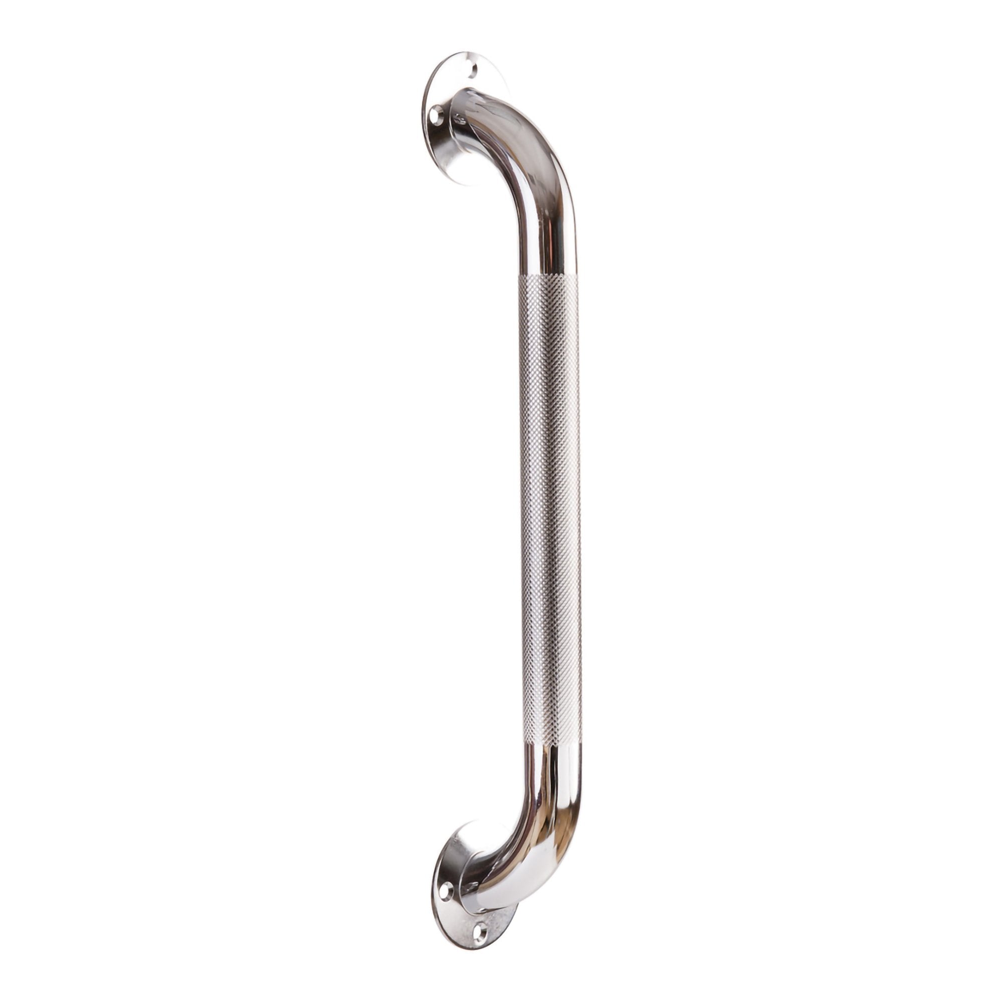 Bathtub Grab Bar DMI Silver Knurled Steel,Packaging Type- Each