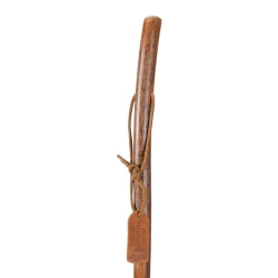 Bastón Brazos de madera de forma libre de 41 pulgadas de alto, nogal. Tipo de embalaje: unidad.