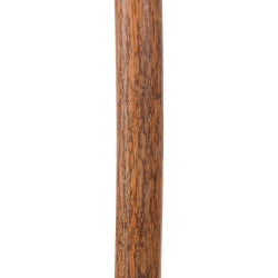 Bastón Brazos de madera de forma libre de 41 pulgadas de alto, nogal. Tipo de embalaje: unidad.