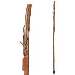 Bastón Brazos de madera de forma libre de 41 pulgadas de alto, nogal. Tipo de embalaje: unidad.