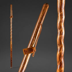 Walking Stick Brazos Traveler Wood 55 Inch Height Red Sweet Gum