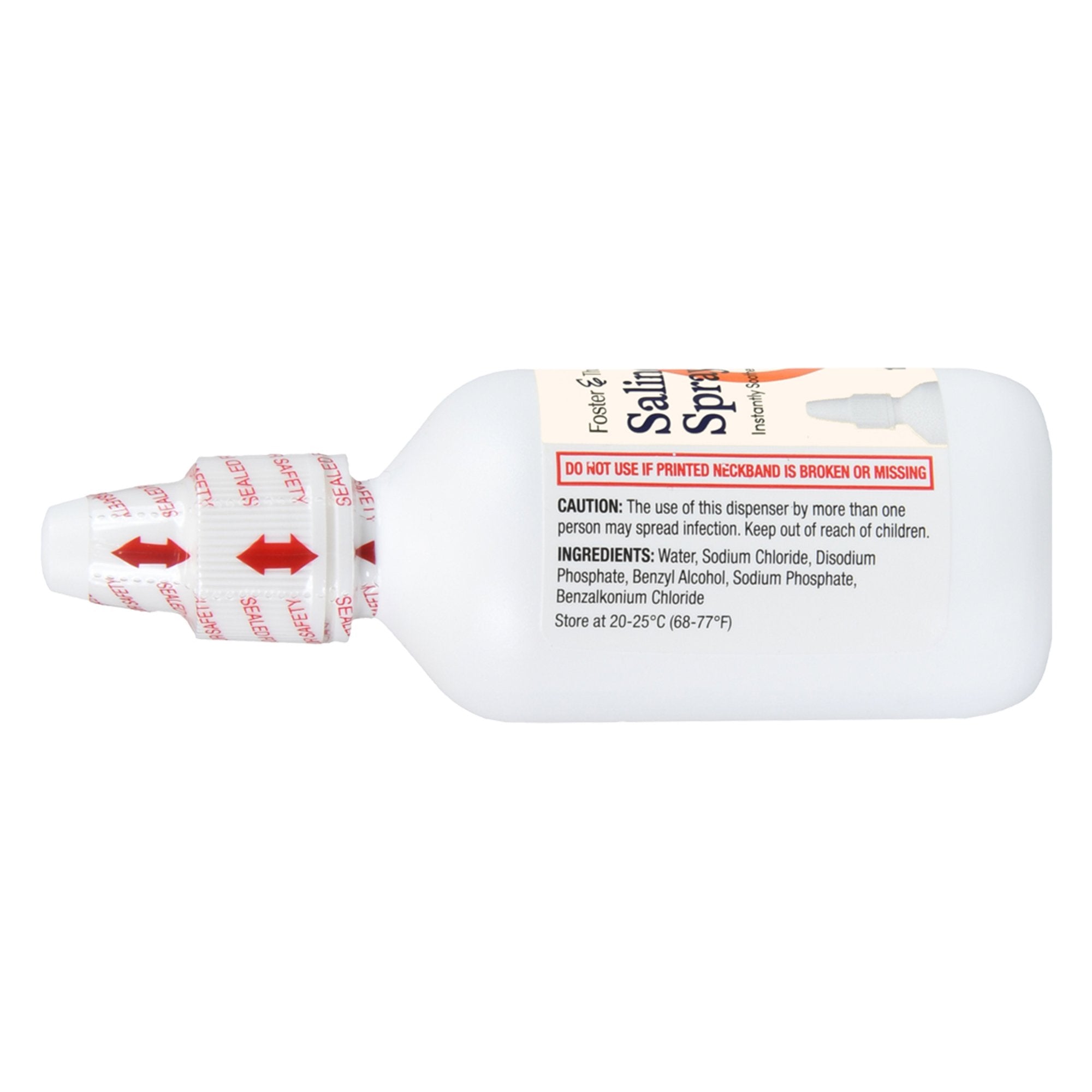 Saline Nasal Spray Foster & Thrive 0.65% Strength Nasal Spray 1.5 oz., Packaging Type- Each