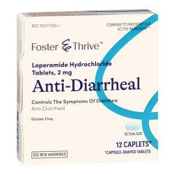 Anti-Diarrheal Foster & Thrive 2 mg Strength Caplet 12 per Box