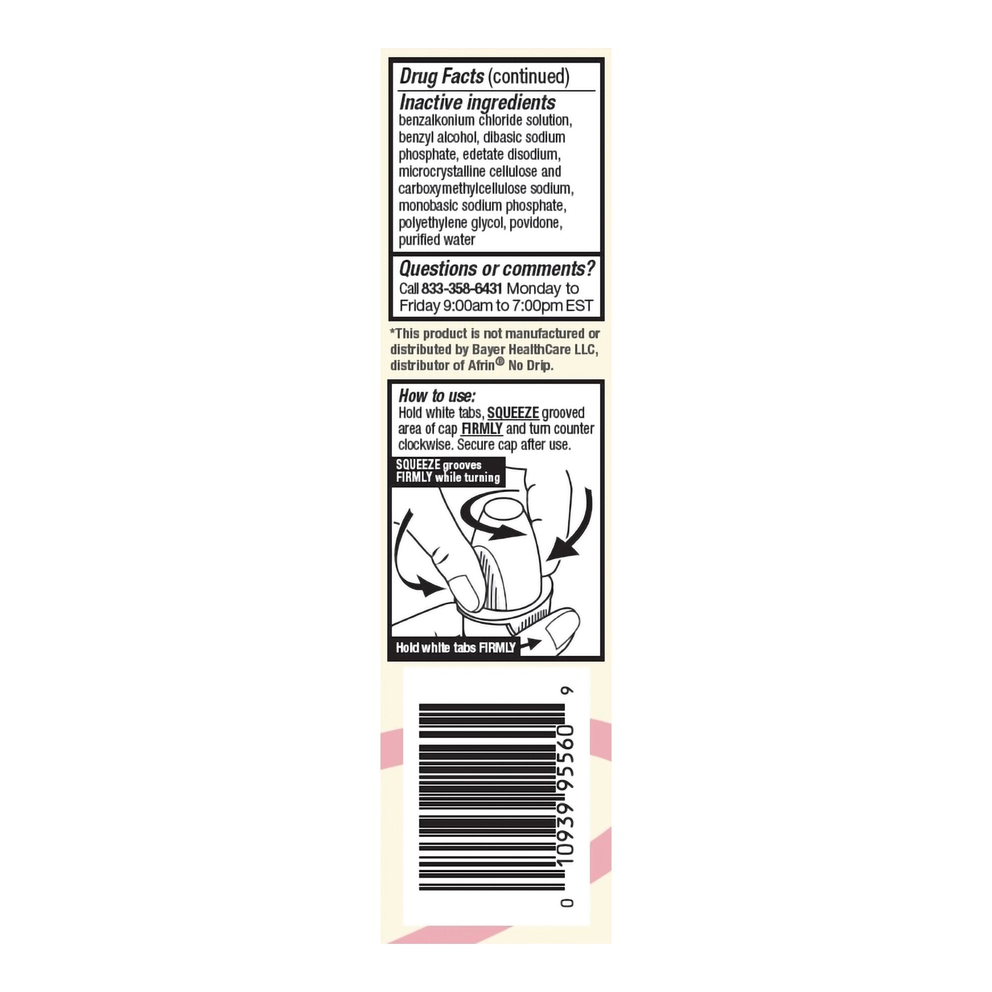 foster thrive oxymetazoline 0 05 saline nasal spray foster thrive sinus relief mk1238963ea