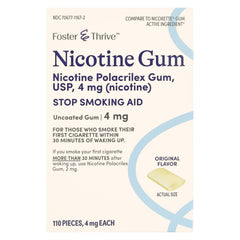Stop Smoking Aid Foster & Thrive 4 mg Strength Gum, Packaging Type - Packet
