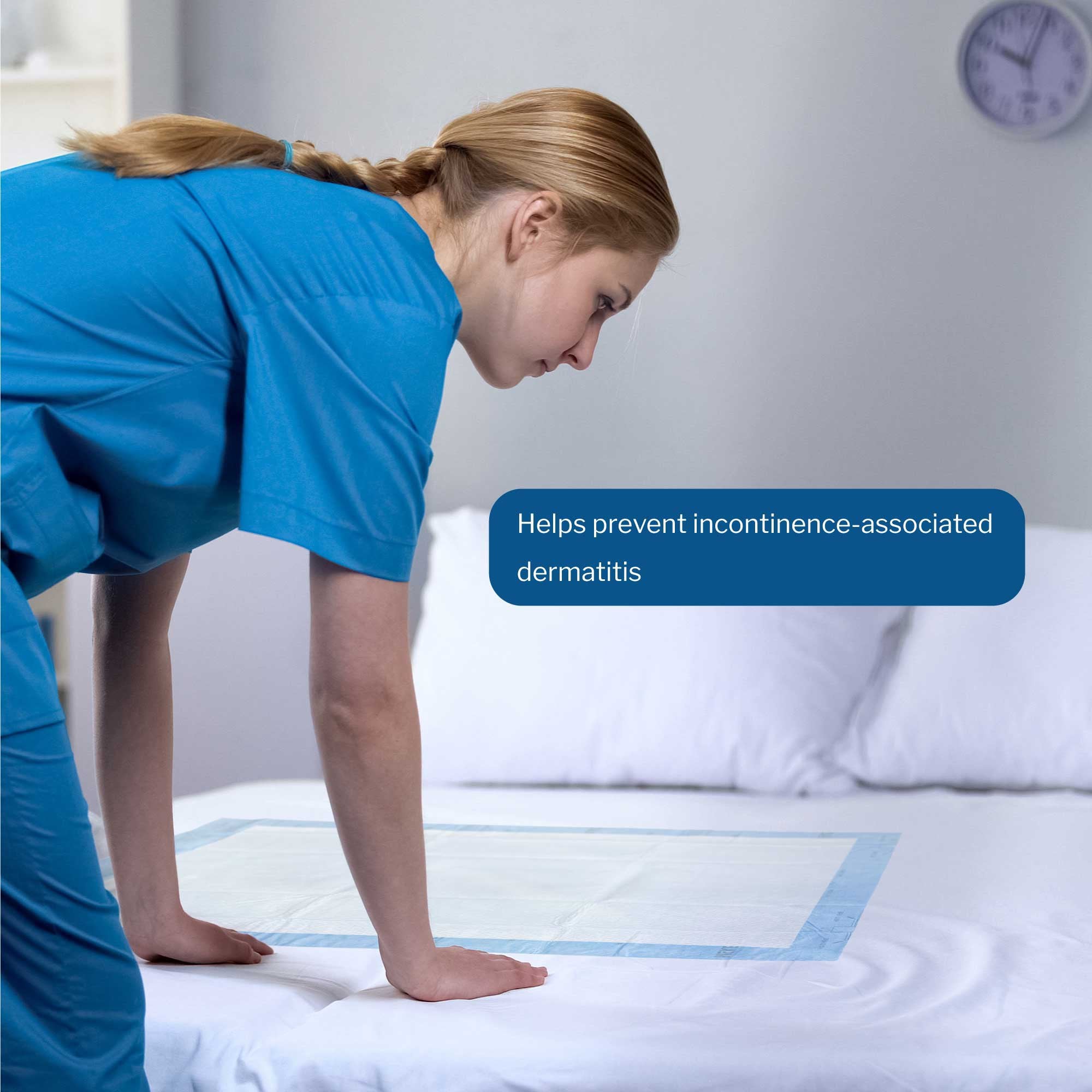 Disposable Underpad McKesson 30 X 42 Inch Super Absorbent Polymer Heavy Absorbency, Packaging Type- Case