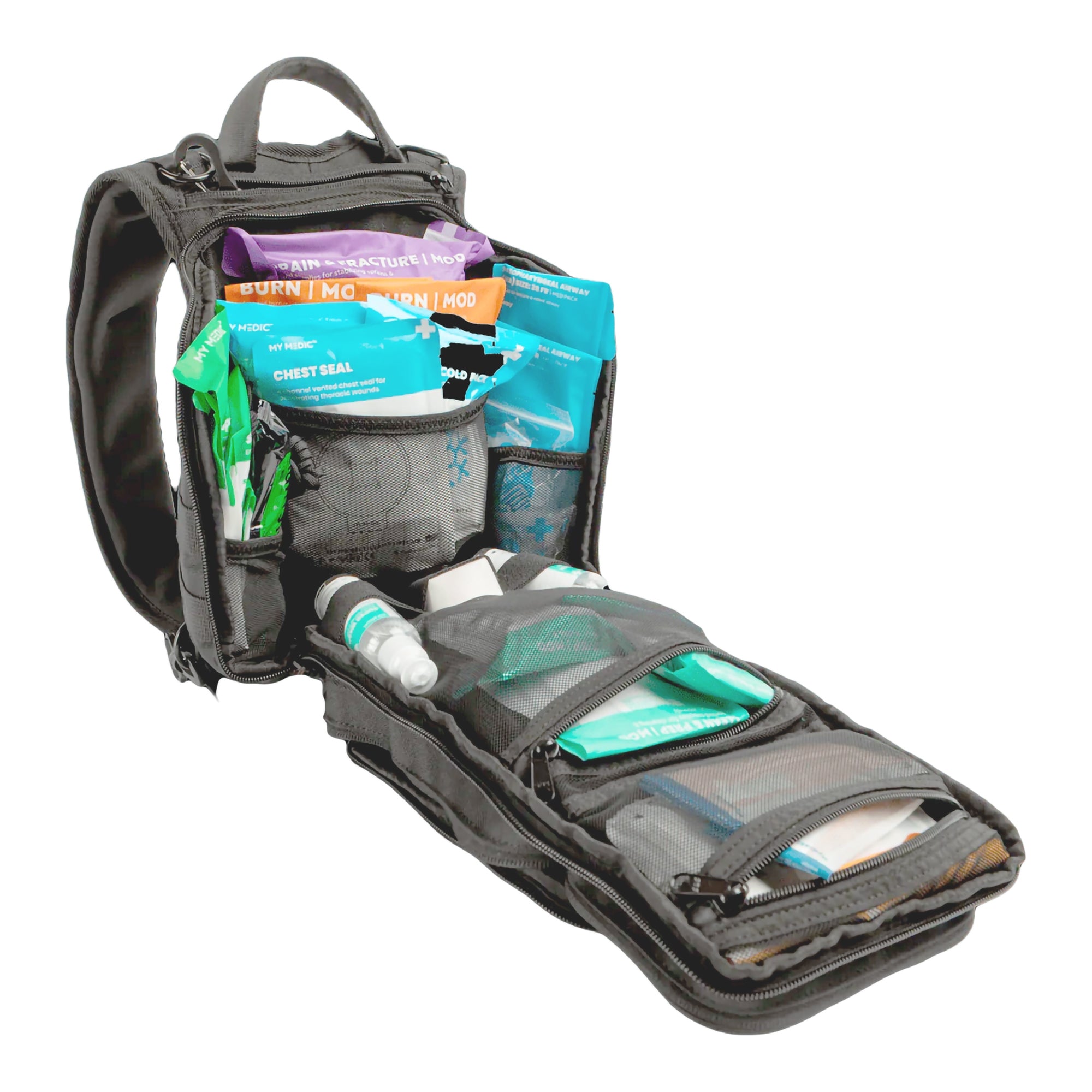 First Aid Kit My Medic The MEDIC Standard 10 Person Gray Standard Backpack,Packaging Type- Each