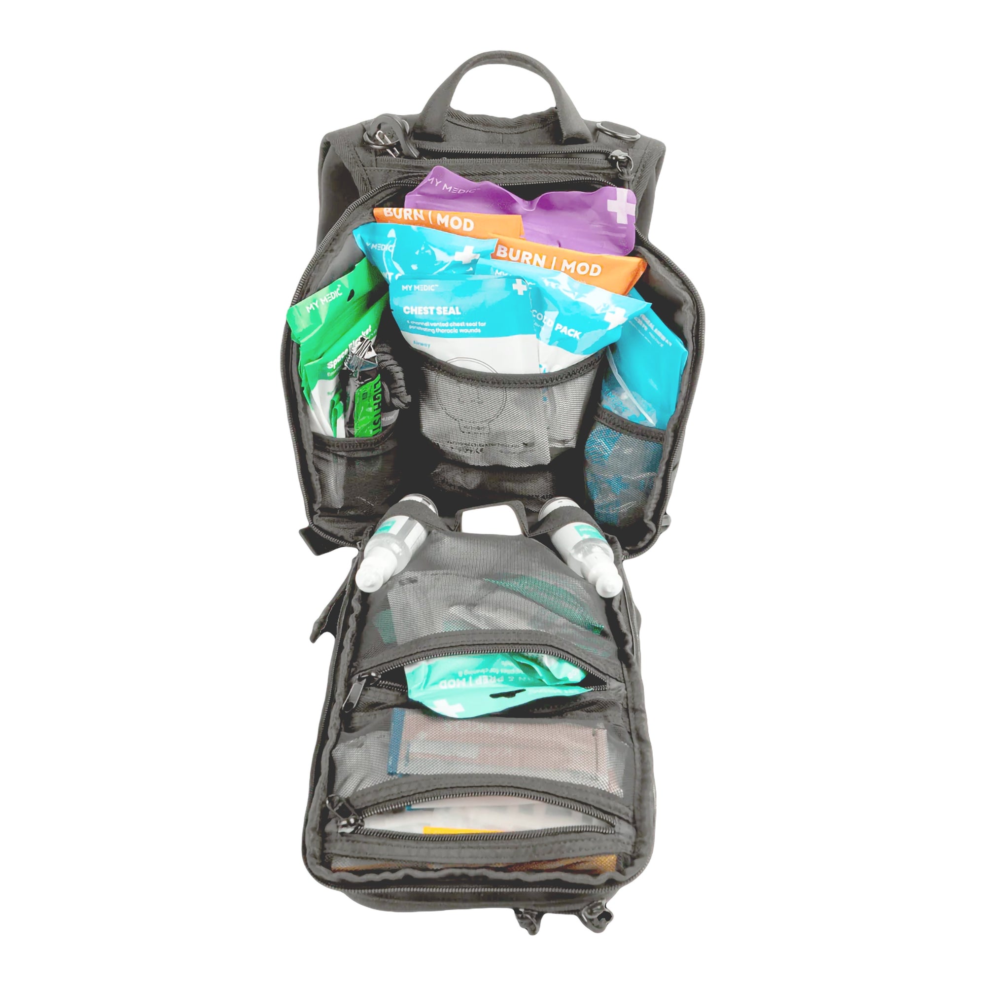 First Aid Kit My Medic The MEDIC Standard 10 Person Gray Standard Backpack,Packaging Type- Each