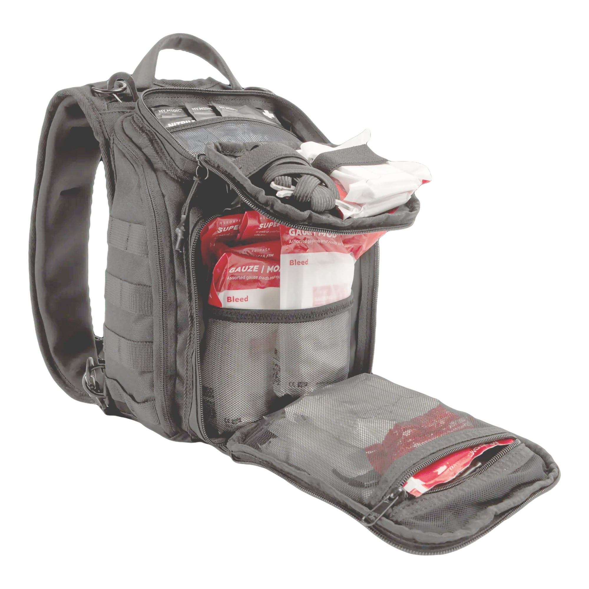 First Aid Kit My Medic The MEDIC Standard 10 Person Gray Standard Backpack,Packaging Type- Each