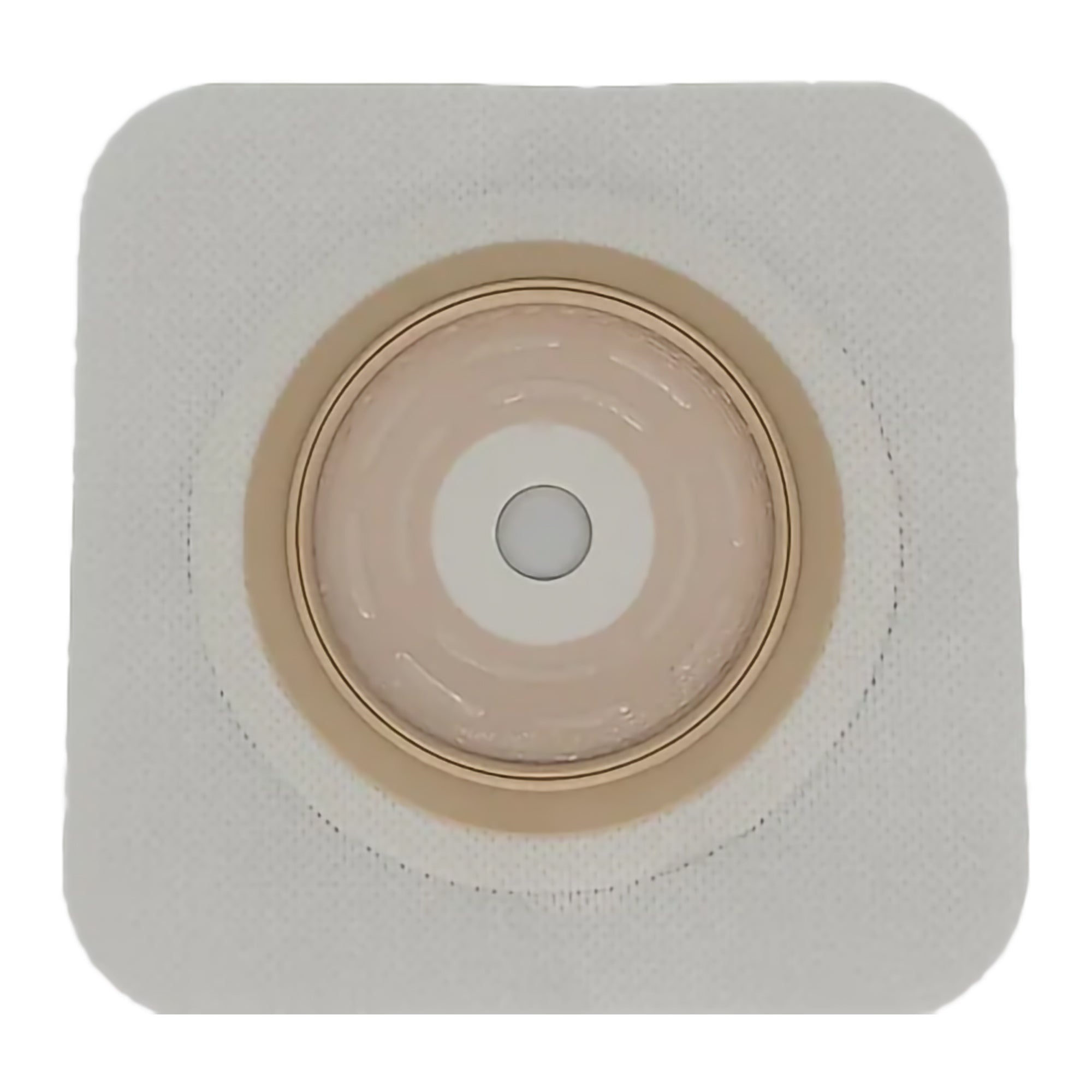 Ostomy Barrier Trim to Fit, Extended Wear Adhesive Tape Collar 57 mm Flange Red Code System Up to 1-3/4 Inch Opening 5 X 5 Inch | 5/Box