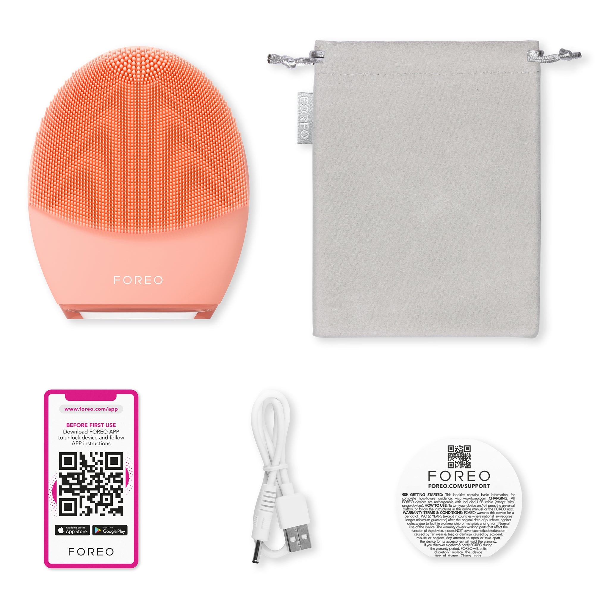Facial Cleansing Brush and Massage Device LUNA 4 Balanced Skin,Packaging Type- Each