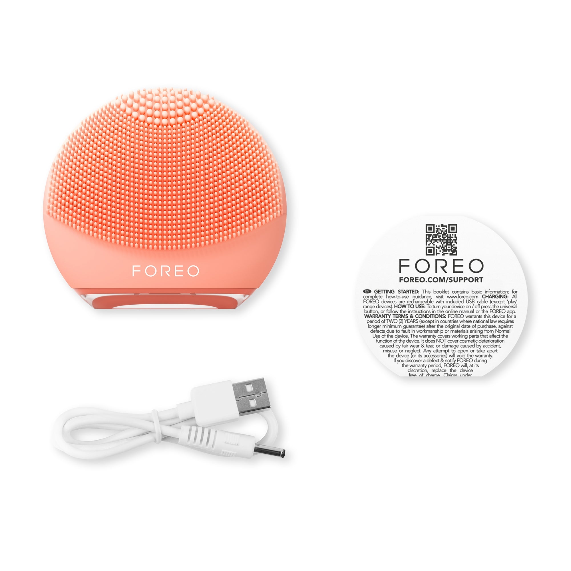 Travel Facial Cleansing Brush and Massage Device LUNA 4 go,Packaging Type- Each